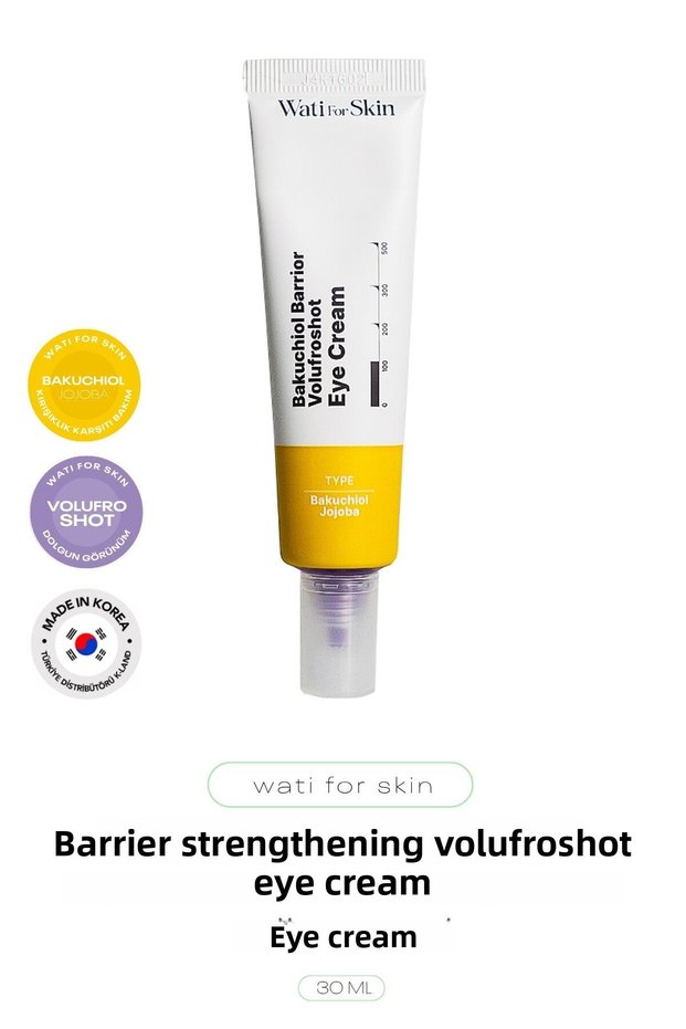 Bakuchiol and Volufilin Firming Eye Cream Wati for Skin Volufroshot Eye Cream 30ml