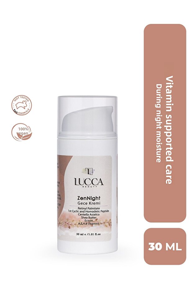 Zennight Night Cream 30 ml - Night Cream Containing Vitamin A,E,B,H and Peptide