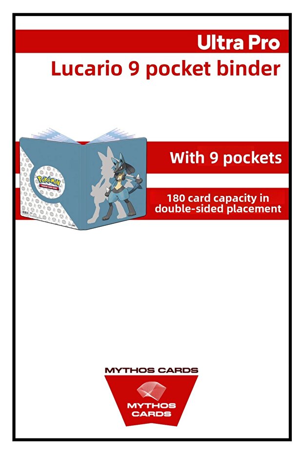 Ultra Pro - Lucario 9 Pocket Binders