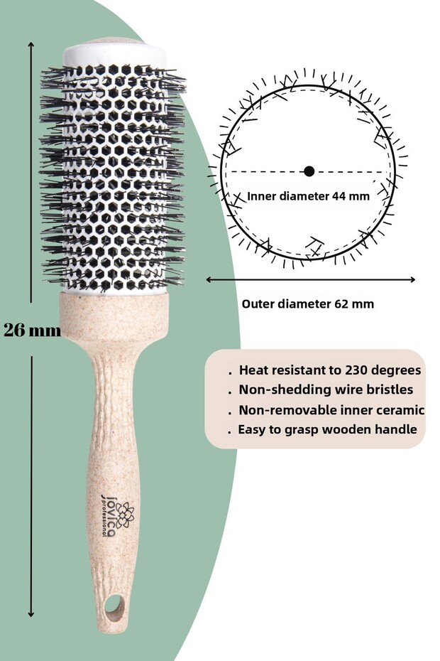 Natural Ceramic Thermal Broken Blow Dry Brush 44mm 0473