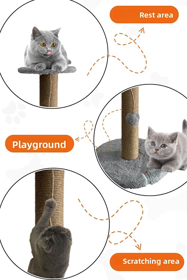 لوح خدش للقطط مع خطوات - 3