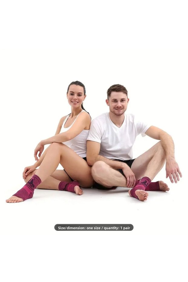 Tianjin 1 Pair Unisex Ankle Support Band - Warm Compression for Daily Use