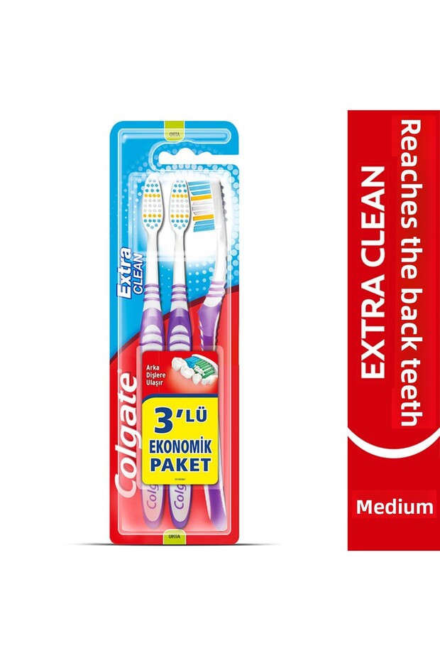 Toothbrush Extra Clean 3-Pack (5 Pcs) - 2
