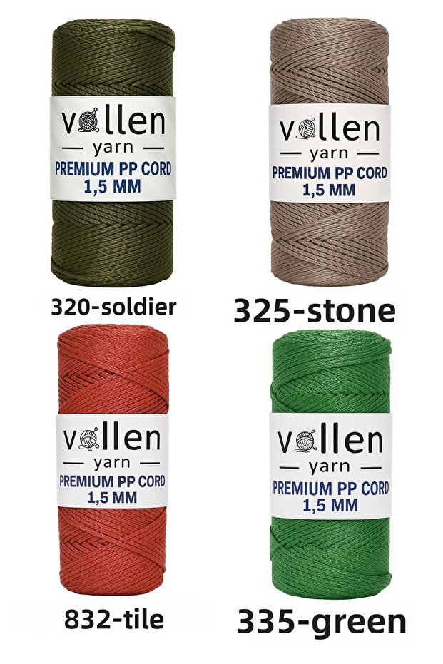 600m Polyester Macrame Thread, Supla Thread, Bag Thread, Bracelet Thread, Macrame, Ecru 1.5mm-400gr - 5