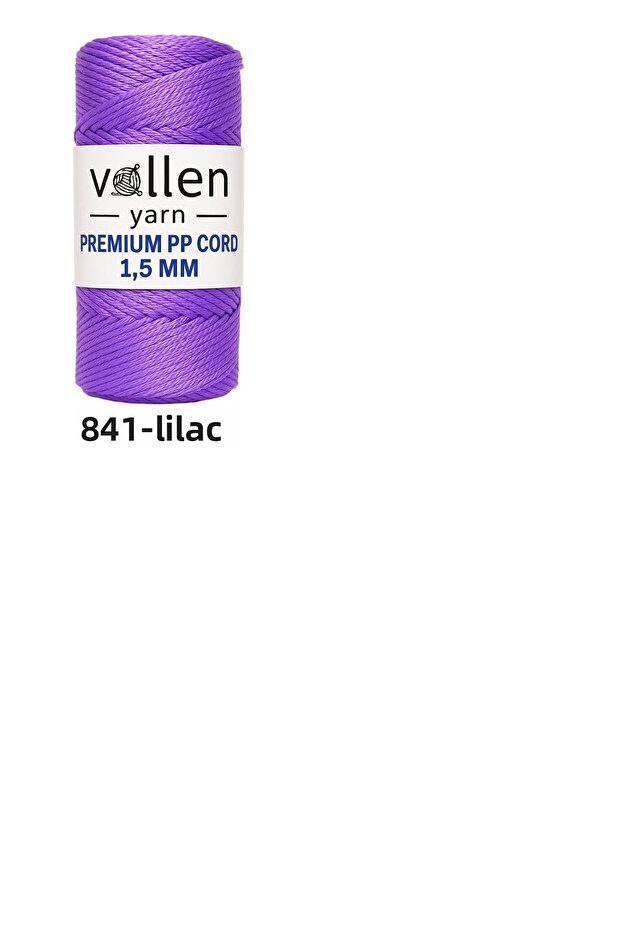 1.5mm-150m Polyester Macrame Thread, Supla Thread, Bag Thread, Bracelet Thread, i Macrame, Powder Pink - 7