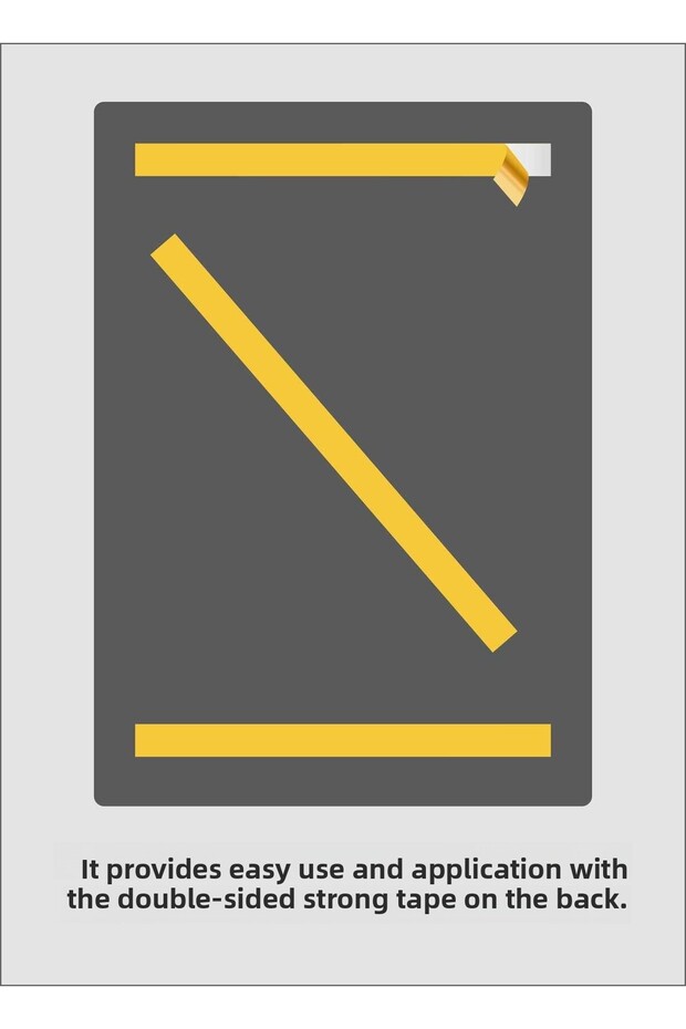 A4 White Horizontal Easy Replaceable Door and Wall Type Foil Board - 2