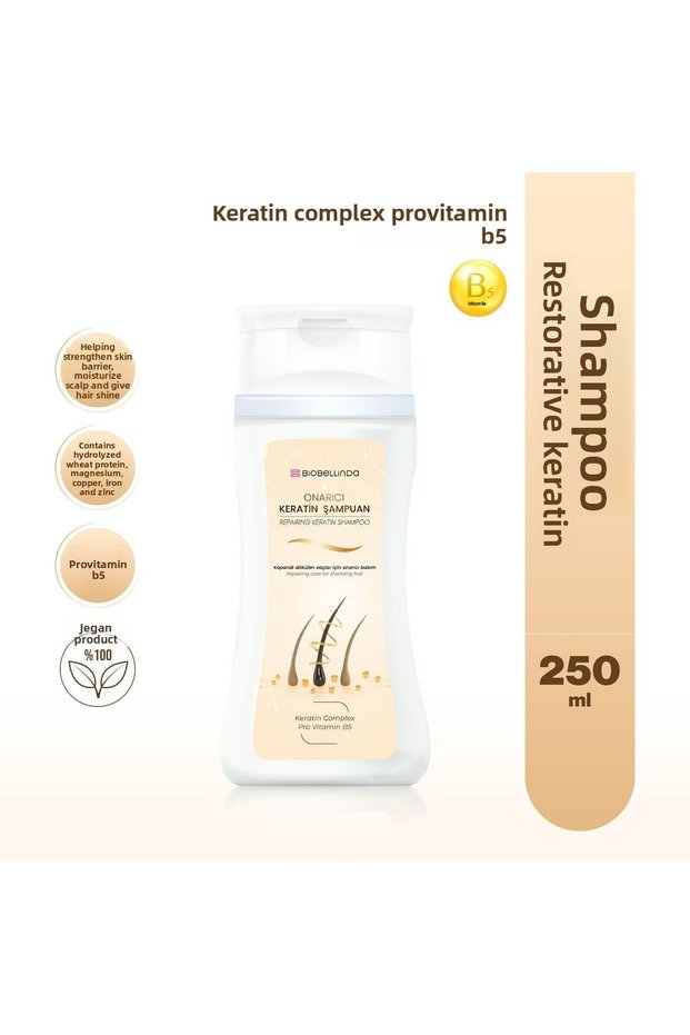 Repairing Keratin Shampoo Pro Vitamin B5 Keratin Complex 250 ml