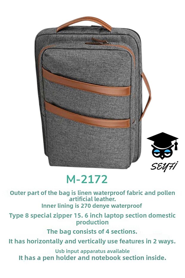 Document Notebook High School Middle School Primary School University Travel Bag 1St Class Waterproof Fabric