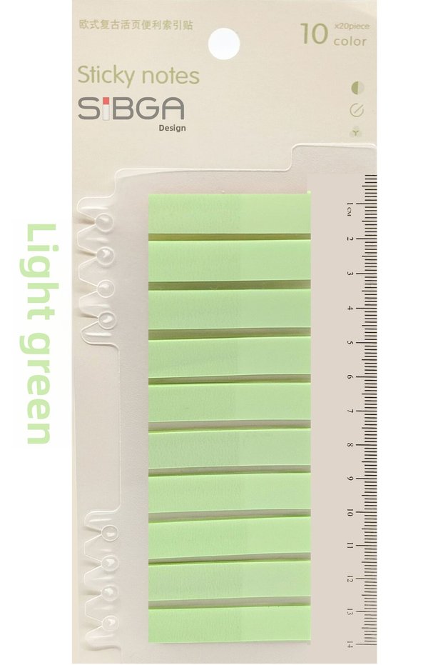 شفاف أخضر فاتح ملون Postit Post-it Post It. علامة الكتاب، علامة Postit، ملصق، ورقة مذكرة
