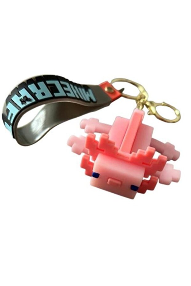 Minecraft figurine keychain, 5 cm, random pattern, multicolor - 5