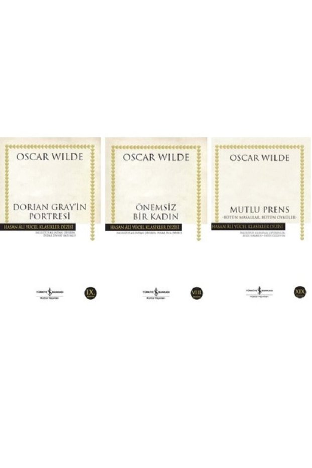Oscar Wild</DNTCTMS> 3Kitap Set / the Picture of Dorian Gray - Önemsiz Bir Kadın</DNTCTMS> - the Happy Prince