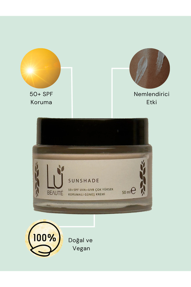 Sunshade 50+ Spf Uva Uvb Çok Yüksek Korumalı Doğal Güneş Kremi - 2