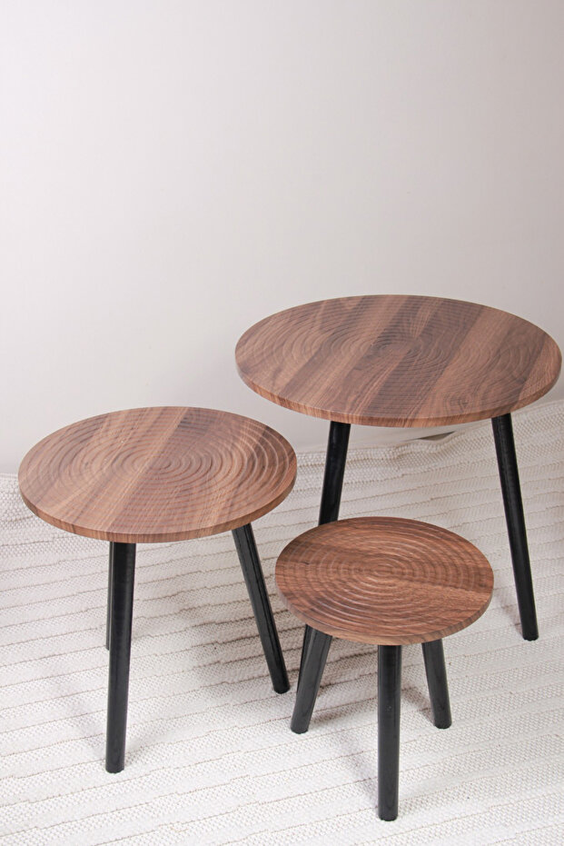 طقم طاولات قهوة جانبية - 9