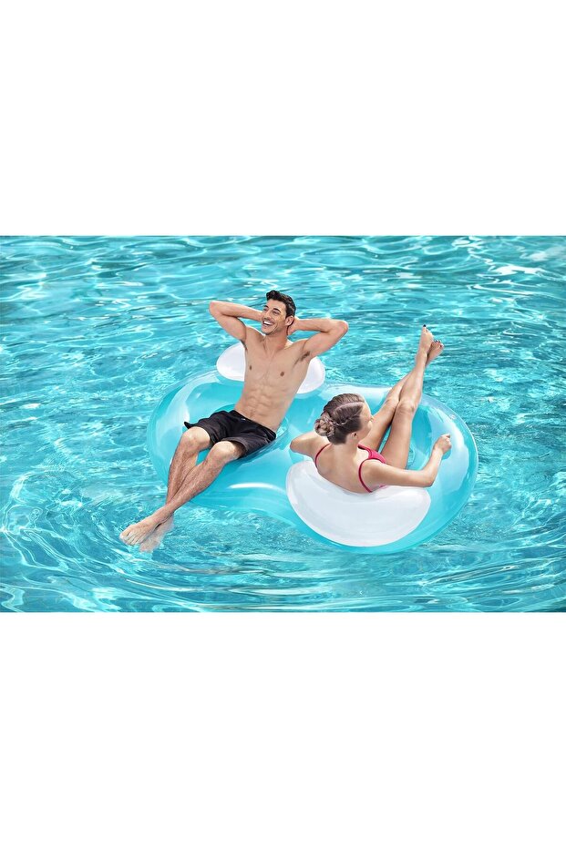 Double Floating Sunbed - Sofa Simit-Double Padded Simit-Inflatable Lounge Sofa 188X117 cm