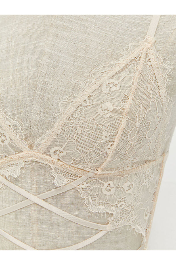Sparkling Choices from Shining Store |   Unpadded Lace Fancy Bralette Without Underwire - 3