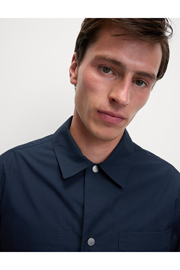 %100 Pamuklu Overshirt Gömlek - 4