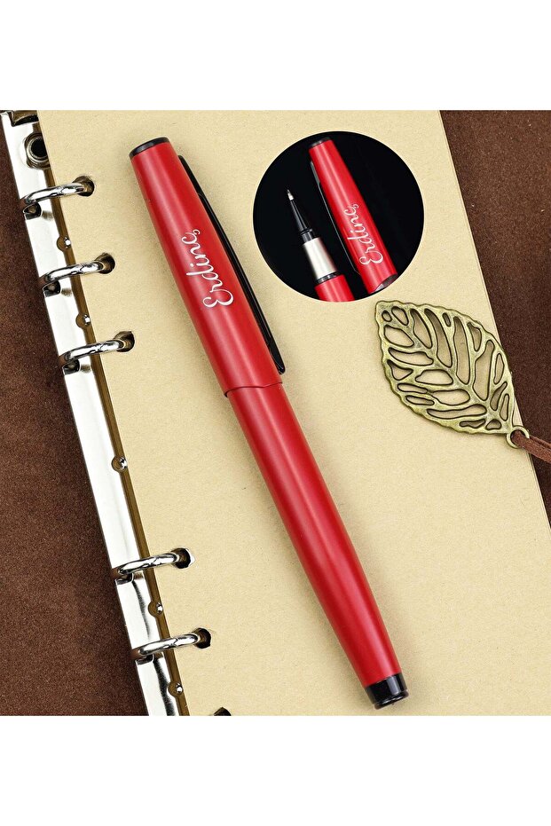 Red Thick Rollerball Pen - 1