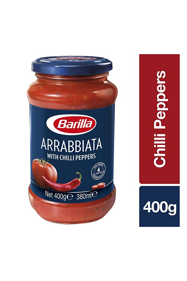 Arrabbiata Tomato Sauce With Chilli Peppers 400 gSpicy Pasta Sauce Made with Tomatoes