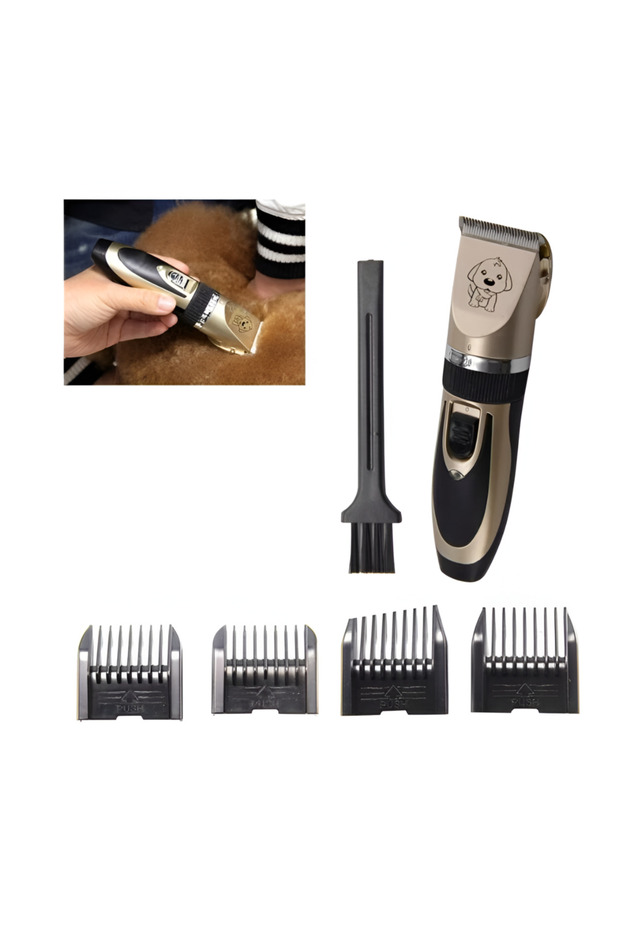 Pet Clipper, 4 Interchangeable Heads - 3