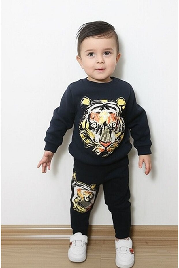 Boy's Seasonal Printed Combed Cotton Children's Set