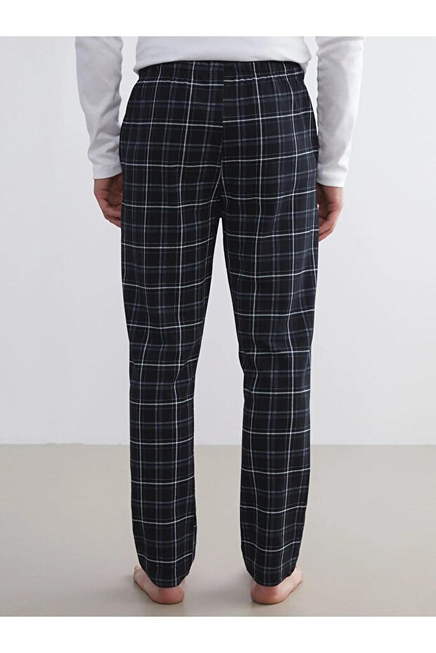 Standart Kalıp Ekose Erkek Pijama Alt (W5) - 4