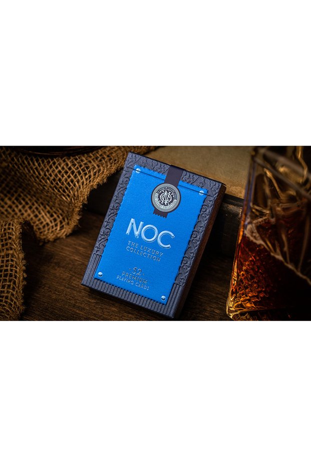 Noc Blue the Luxury Collection by Riffle Shuffle X the House of Playing Cards Playing Card |