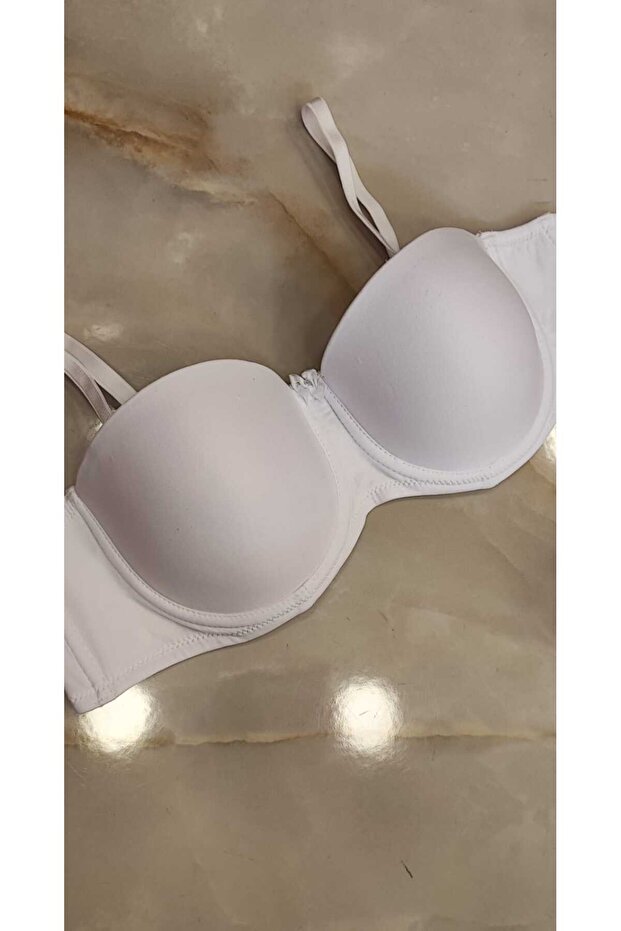 حمالة صدر بدون حمالات مع دعامة صغيرة وحمالات قابلة للإزالة - 5