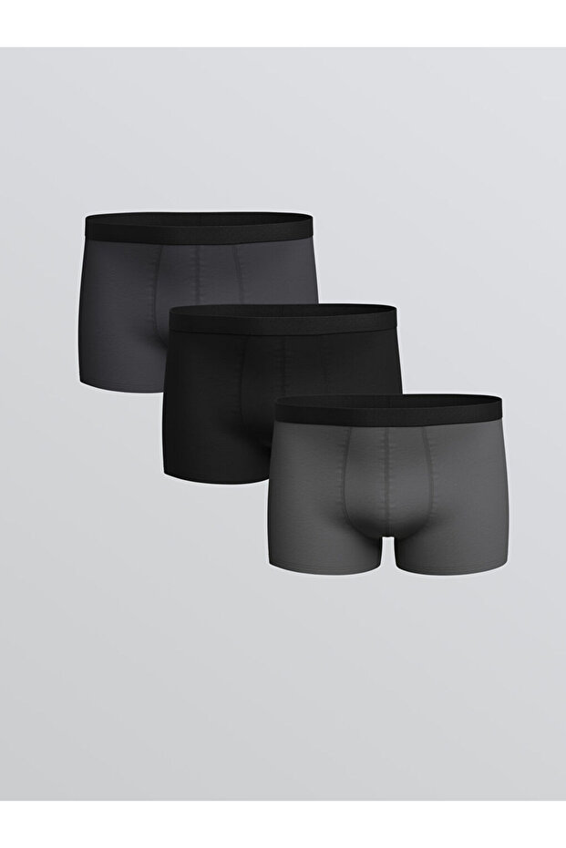 Standard Mold Cotton Flexible Men's Boxers 3-Piece