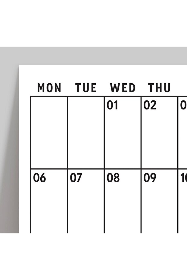 2026 Aylık Planlayıcı Duvar Takvimi, 33X48 cm & A4 Takvim, 12 Ay Poster Takvim, Organizer Takvim - 3