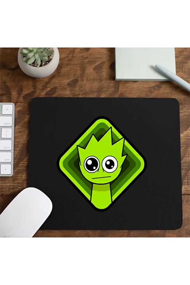 Mousepad Sprunki Lime Square - 4