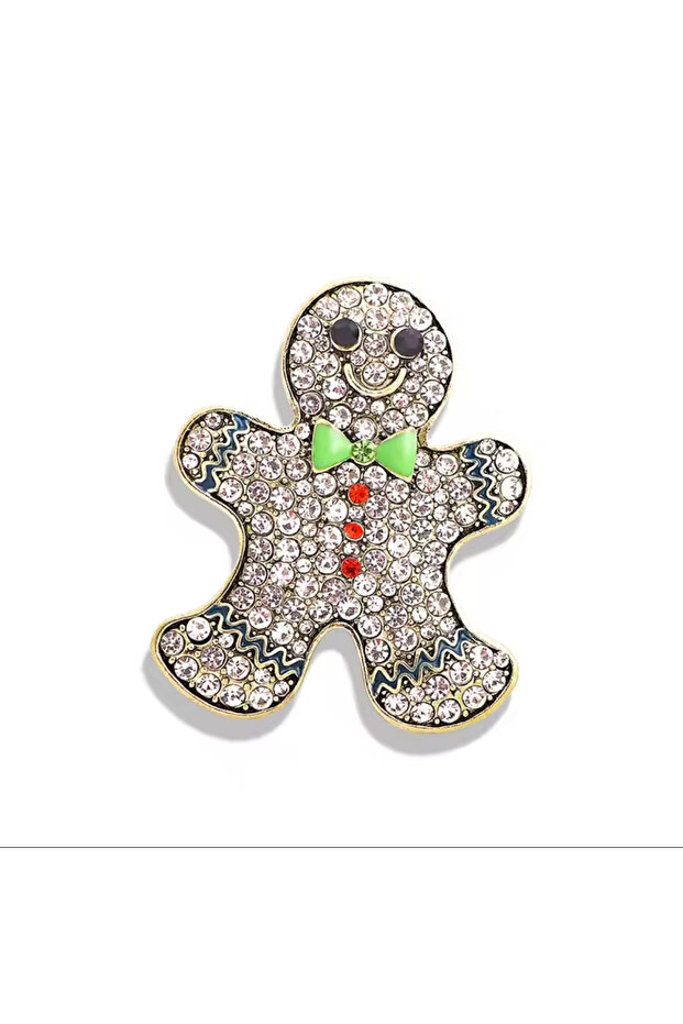 Design Gingerbread Broş - 2
