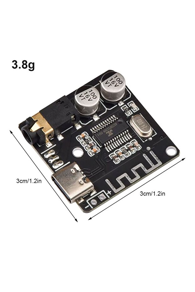 DIY Bluetooth 5.1 Audio Receiver Module MP3 Bluetooth Alıcı Modülü Araç Hoparlör Amfi - 4