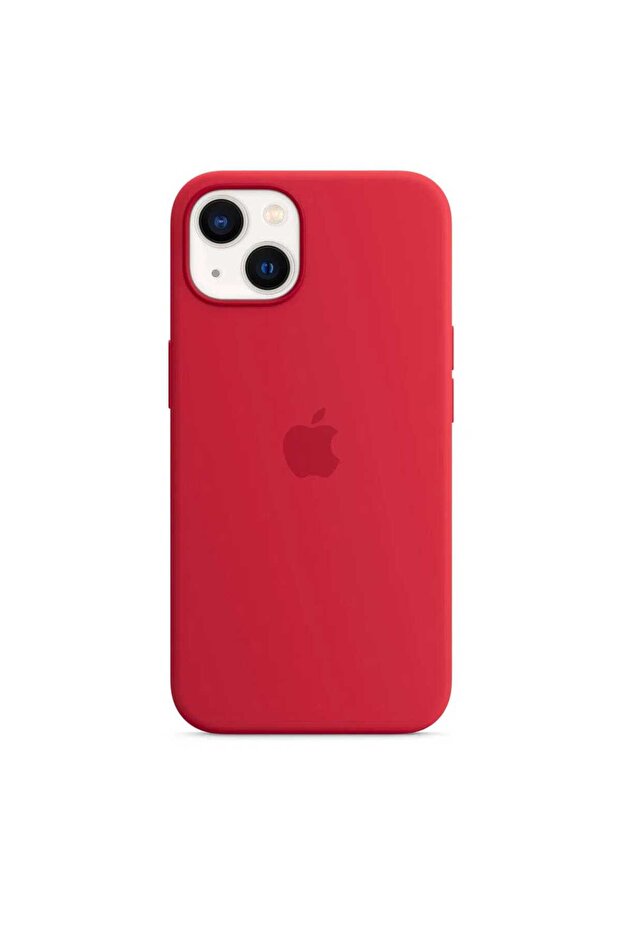 Silicone Case for iPhone 15 Plus, Red - 1