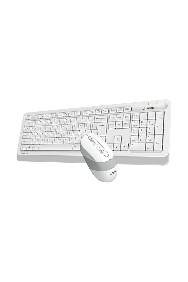 A4Tech FG1010 USB Kablosuz Q Klavye Mouse Set Beyaz - 5