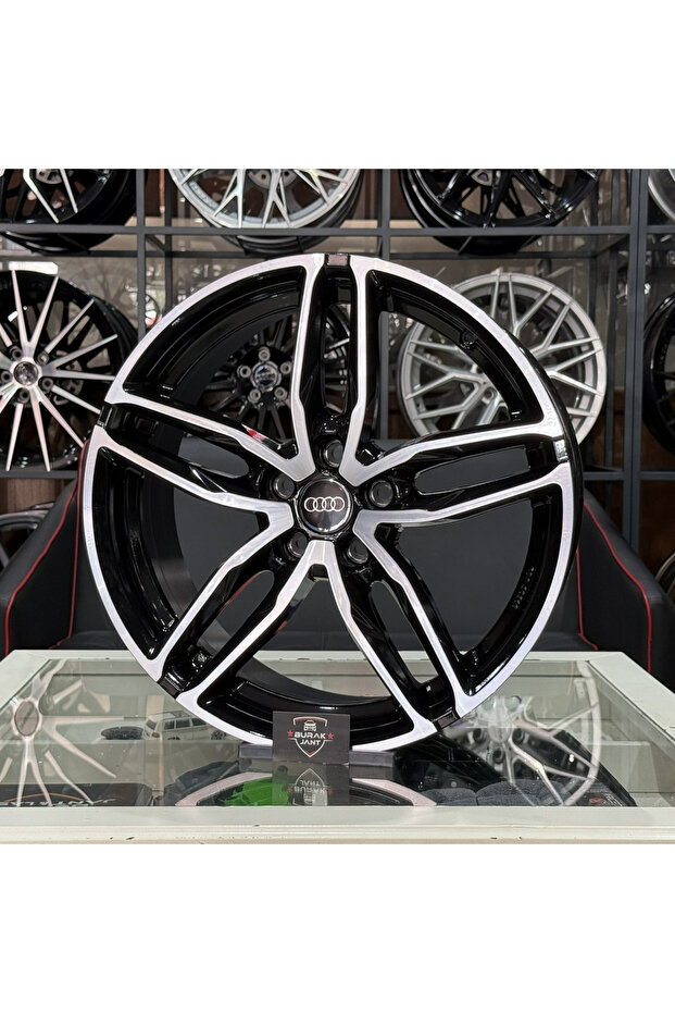 19 İNÇ 5X112 AUDİ RS6 A3 A4 A5 A6 A8 BLACK DİAMON JANT TAKIMI (4ADET) - 3