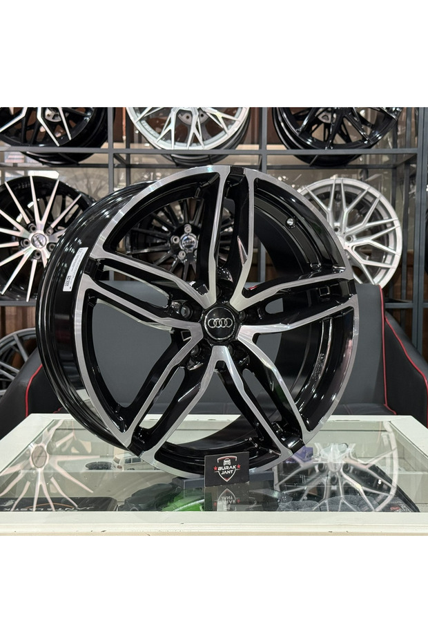 18 İNÇ 5X112 AUDİ RS6 A3 A4 A5 A6 BLACK DİAMON JANT TAKIMI (4ADET) - 2