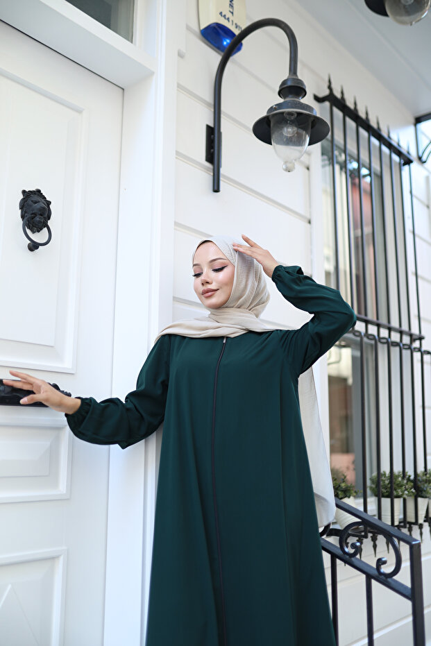 Lalezar Duru أكمام أنيقة من حرير المدينة مع أكمام مطاطية - 6