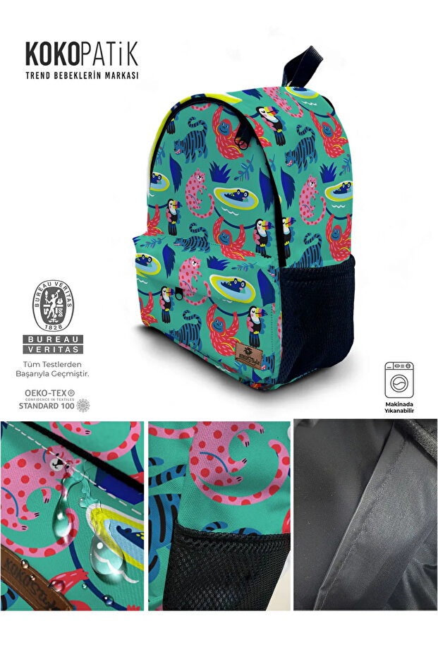 حقيبة مدرسية منقوشة من Jungle Maniacs - 3