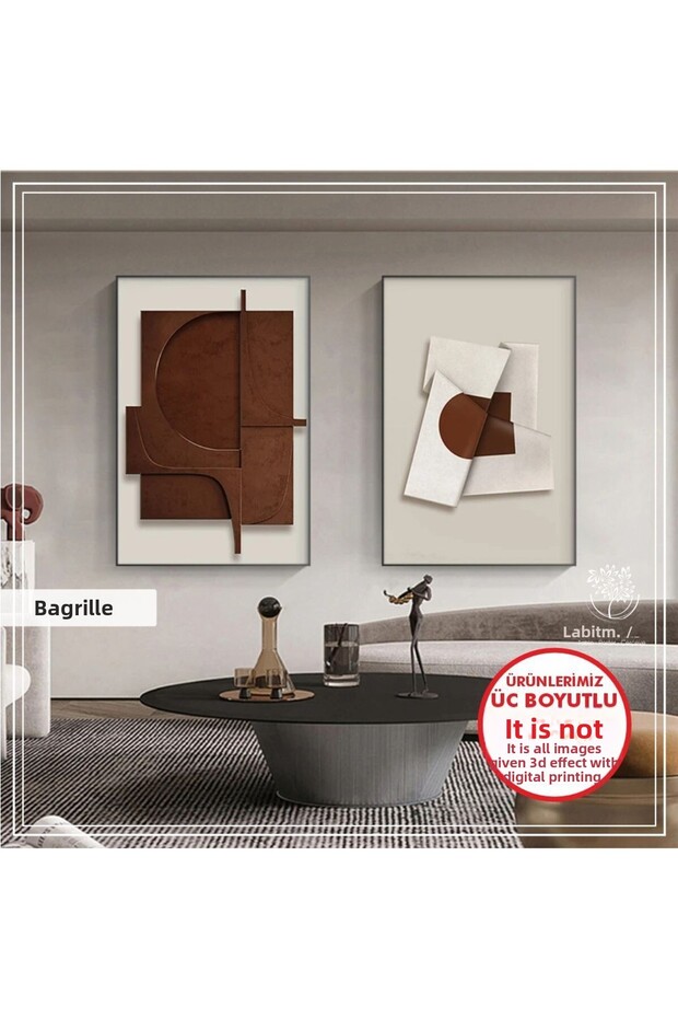 طاولة زجاجية حقيقية بإطار معدني BagrileB 2 liSet