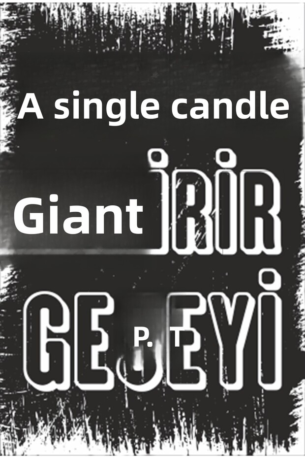 A Single Candle Flips Motivating the Night Retro Wooden Poster