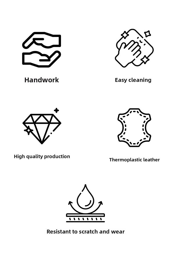 Black Leather Signature Folder - Mapa Presentation File - Document Folder (10 Sheets) - 5