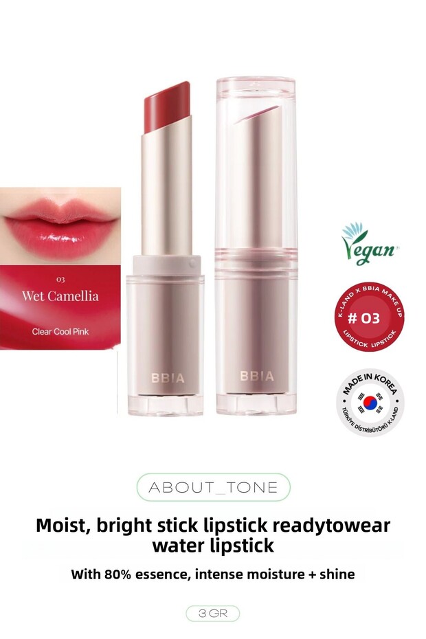 Moist and Glossy Stick Lipstick Ready to Wear Water Lipstick