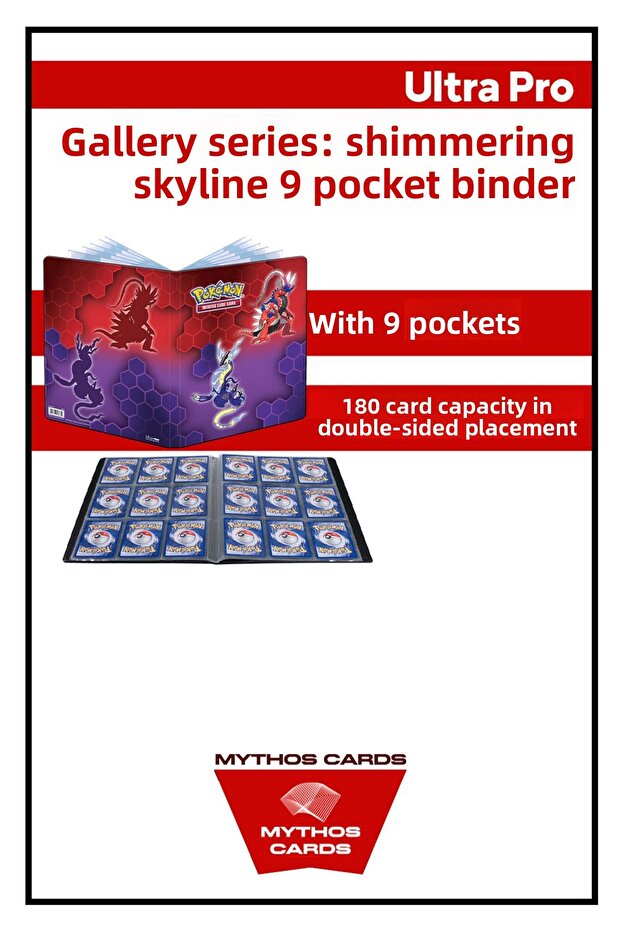 Ultra Pro - Gallery Series: Shi̇mmeri̇ng Skyli̇ne 9 Pocket Binders
