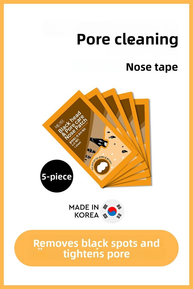 Nose Patch - Cleansing Nasal Strips for Blackheads and Pores, Pack of 5