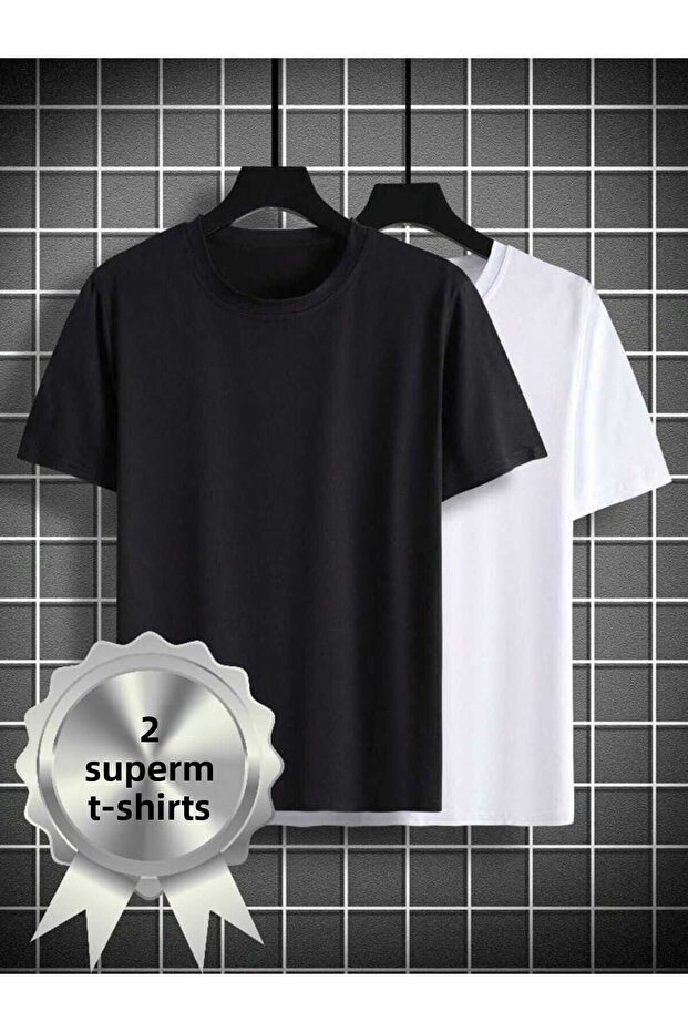 Men's 2-Piece Sweat-Proof Fabric T-Shirt