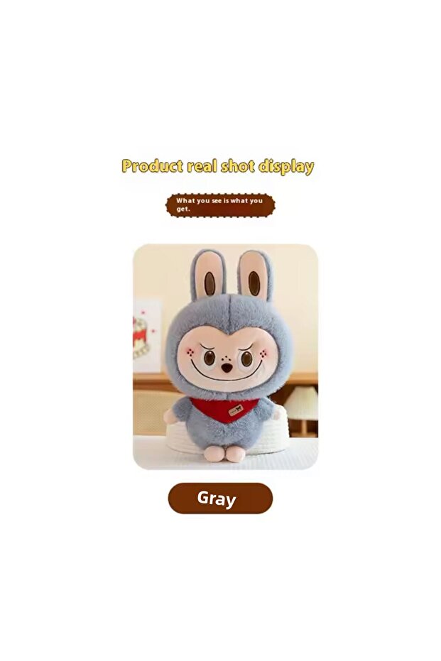 Labubu Large Size Imported Plush Toy 25cm Imported Product