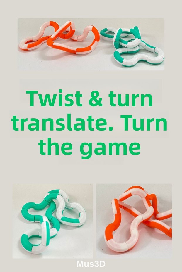 Twist & Turn 3D Twist-And-Turn Game | Intelligence Development Toy for Children and Adults | +3 Years Old (Color According to Stock)