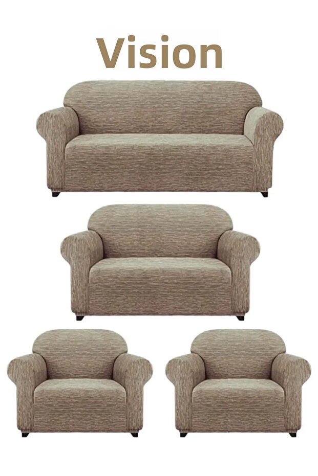 Seat Cover 3211 Set Elastic Flexible Seat Cover Sofa Cover