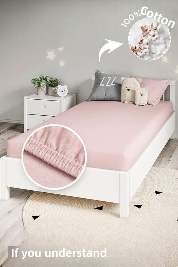 Sasha Baby Elastic Sheet Set 70X140 - White 100% Cotton