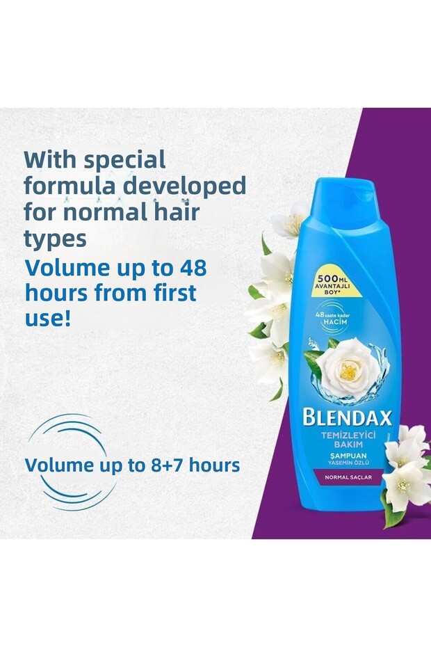 Cherry Blossom Extract 500 ml X2 + Jasmine Extract 500 ml X2 Volumizing Shampoo Set - 10